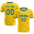 Custom Gold01 Kelly Green Men Uniform Soccer Sets Jersey