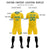 Custom Gold01 Kelly Green Men Uniform Soccer Sets Jersey