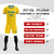 Custom Gold01 Kelly Green Men Uniform Soccer Sets Jersey