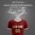 Custom Crimson Khaki Men Uniform Soccer Sets Jersey