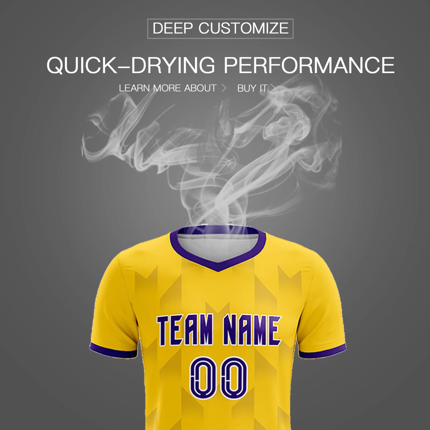 Custom Gold01 Purple Men Uniform Soccer Sets Jersey