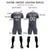 Custom Gray Light Pink Men Uniform Soccer Sets Jersey