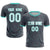 Custom Gray Bright Green Men Uniform Soccer Sets Jersey