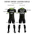 Custom Black Neon Green Men Uniform Soccer Sets Jersey