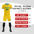 Custom Gold01 Kelly Green Men Uniform Soccer Sets Jersey