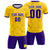 Custom Gold01 Purple Men Uniform Soccer Sets Jersey