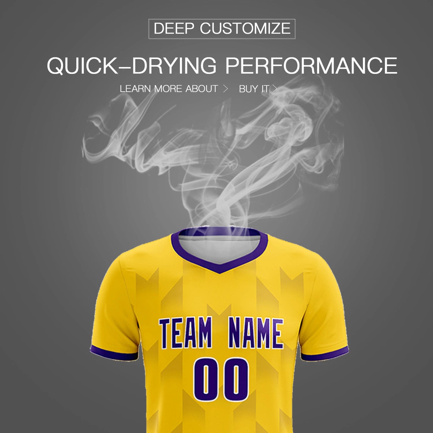 Custom Gold01 Purple Men Uniform Soccer Sets Jersey