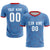 Custom Light Blue Red Men Uniform Soccer Sets Jersey