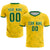 Custom Gold01 Kelly Green Men Uniform Soccer Sets Jersey