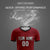 Custom Crimson Black Men Uniform Soccer Sets Jersey