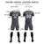 Custom Gray Light Pink Men Uniform Soccer Sets Jersey