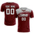 Custom Crimson Gray Personalized Men Soccer Sets Jersey