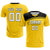 Custom Gold01 Black Personalized Men Soccer Sets Jersey