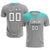 Custom Gray Bright Green Personalized Men Soccer Sets Jersey