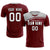 Custom Crimson Gray Personalized Men Soccer Sets Jersey