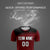 Custom Crimson Black Personalized Men Soccer Sets Jersey