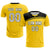 Custom Gold01 Black Personalized Men Soccer Sets Jersey