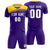 Custom Purple Gold01 Personalized Men Soccer Sets Jersey