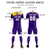 Custom Purple Gold01 Personalized Men Soccer Sets Jersey