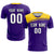 Custom Purple Gold01 Personalized Men Soccer Sets Jersey