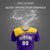 Custom Purple Gold01 Personalized Men Soccer Sets Jersey