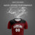 Custom Crimson Black Personalized Men Soccer Sets Jersey