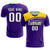 Custom Purple Gold01 Personalized Men Soccer Sets Jersey