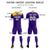 Custom Purple Gold01 Personalized Men Soccer Sets Jersey