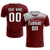 Custom Crimson Gray Personalized Men Soccer Sets Jersey