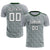 Custom Gray Green Casual Outdoor Soccer Sets Jersey