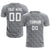 Custom Gray Black Casual Outdoor Soccer Sets Jersey