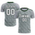 Custom Gray Green Casual Outdoor Soccer Sets Jersey