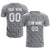 Custom Gray Black Casual Outdoor Soccer Sets Jersey