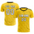 Custom Gold01 Black Casual Outdoor Soccer Sets Jersey