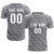 Custom Gray Black Casual Outdoor Soccer Sets Jersey