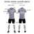 Custom Gray Purple Casual Outdoor Soccer Sets Jersey