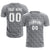 Custom Gray Black Casual Outdoor Soccer Sets Jersey