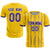 Custom Gold01 Purple-White Soft Soccer Sets Jersey