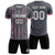 Custom Gray Light Pink-White Soft Soccer Sets Jersey