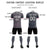 Custom Gray Light Pink-White Soft Soccer Sets Jersey