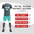 Custom Gray Bright Green-White Soft Soccer Sets Jersey