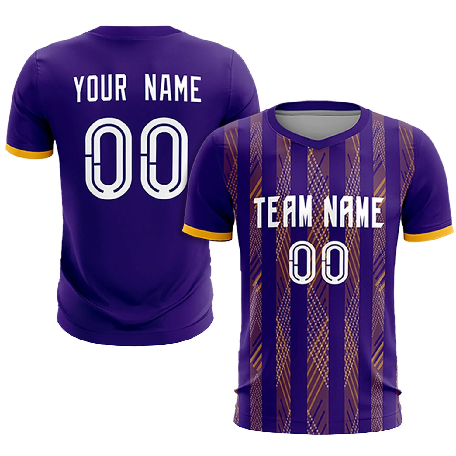 Custom Purple Pink-White Soft Soccer Sets Jersey