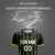 Custom Black Neon Green-White Soft Soccer Sets Jersey