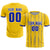 Custom Gold01 Royal Blue-White Soft Soccer Sets Jersey