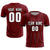 Custom Crimson Black-Gray Soft Soccer Sets Jersey