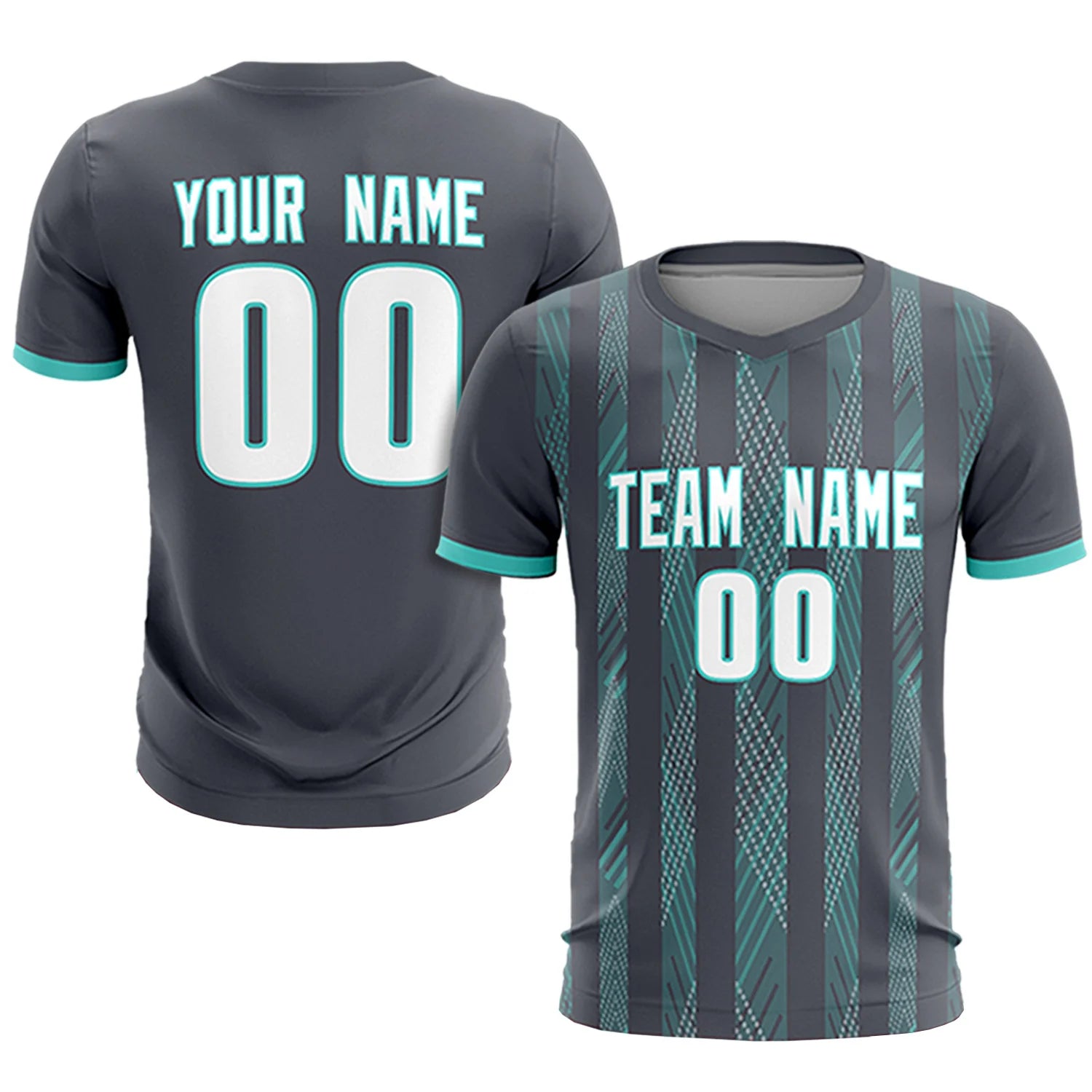 Custom Gray Bright Green-White Soft Soccer Sets Jersey