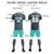 Custom Gray Bright Green-White Soft Soccer Sets Jersey