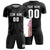 Custom Black Black-White Soft Soccer Sets Jersey