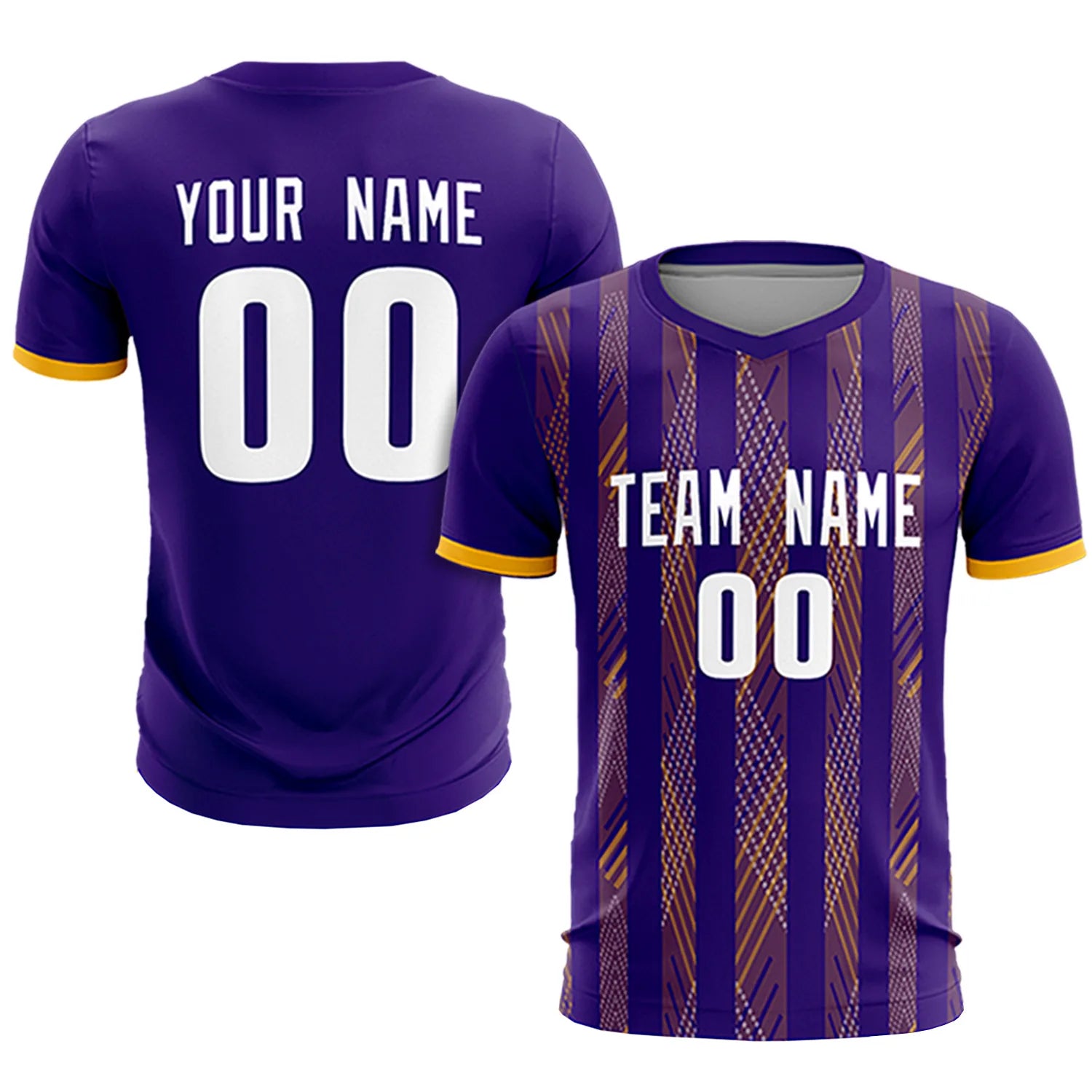 Custom Purple Pink-White Soft Soccer Sets Jersey