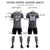 Custom Gray Light Pink-White Soft Soccer Sets Jersey